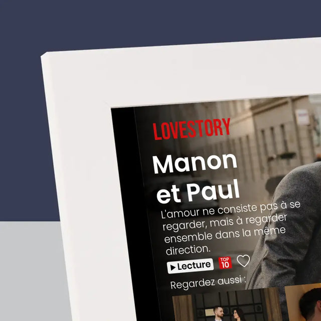 Collage Photo: Notre Histoire - Cadre Photo