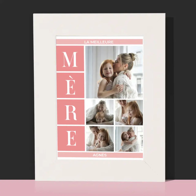 Collage Photo: Meilleure Maman, Collage - Cadre Photo