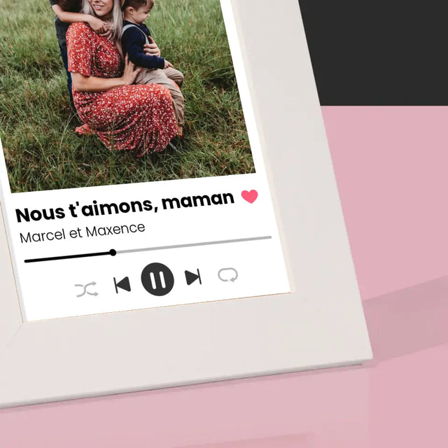 Photo Et Texte: Nous T'Aimons, Maman - Cadre Photo