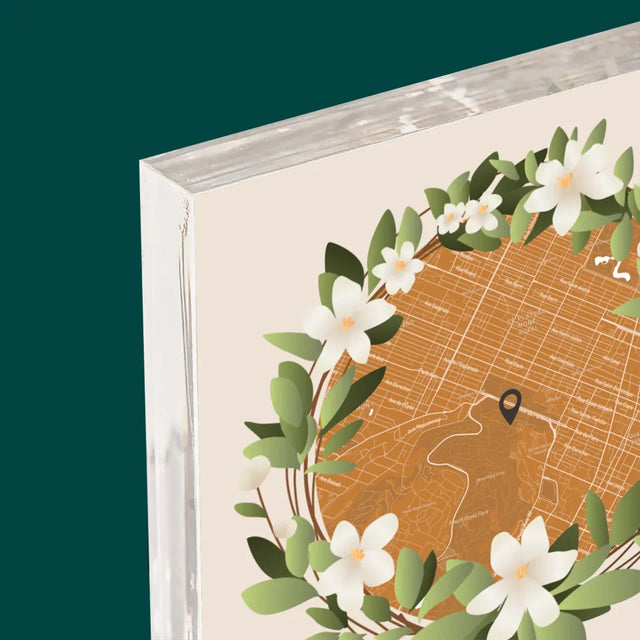 Plan De Ville: Le Début D'Un Chemin Commun - Bloc Acrylique