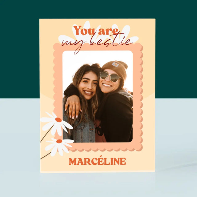 Collage Photo: Photo Besties - Bloc Acrylique