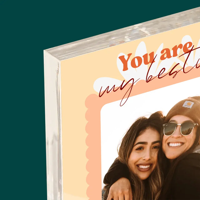 Collage Photo: Photo Besties - Bloc Acrylique