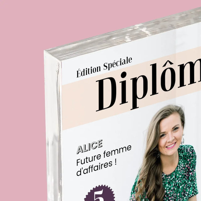 Couverture De Magazine: Casse-Tête Pour Papa - Bloc Acrylique