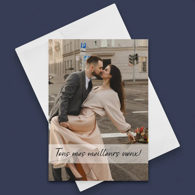 Photo Et Texte: Ta Photo - Carte De Vœux
