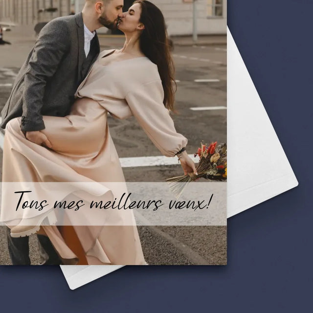 Photo Et Texte: Ta Photo - Carte De Vœux