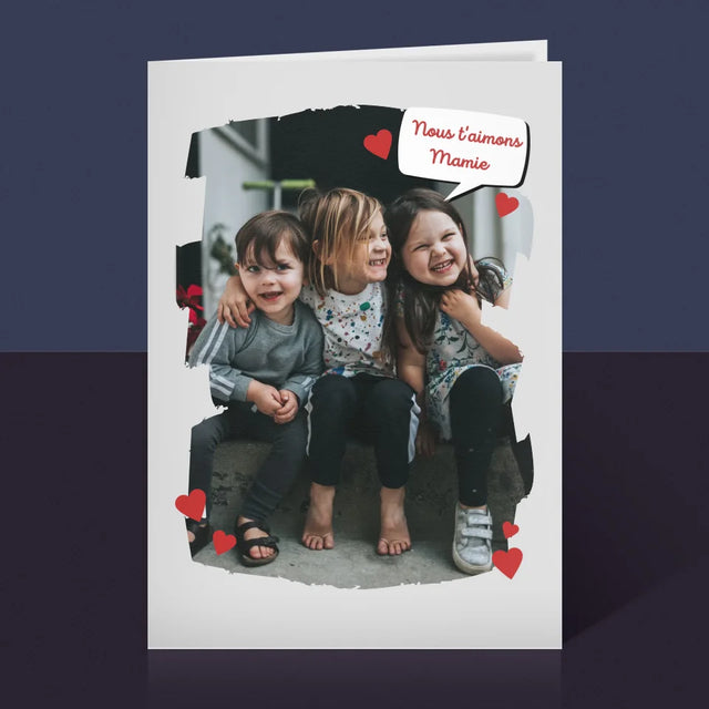 Photo Et Texte: Pour Notre Chère Grand-Maman - Carte De Vœux