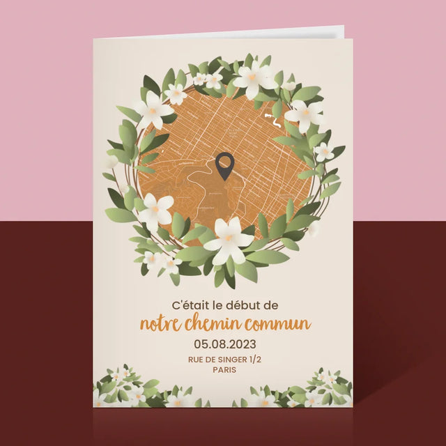 Plan De Ville: Le Début D'Un Chemin Commun - Carte De Vœux