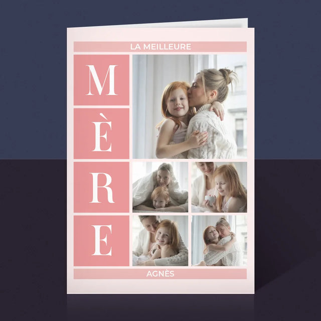 Collage Photo: Meilleure Maman, Collage - Carte De Vœux