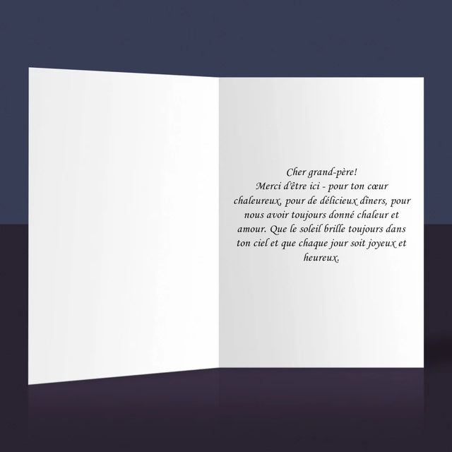 Collage Photo: Cher Grand-Père - Carte De Vœux