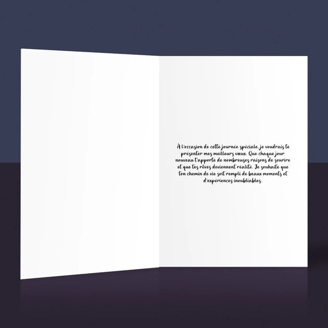 Photo Et Texte: Merci À Un Amie - Carte De Vœux