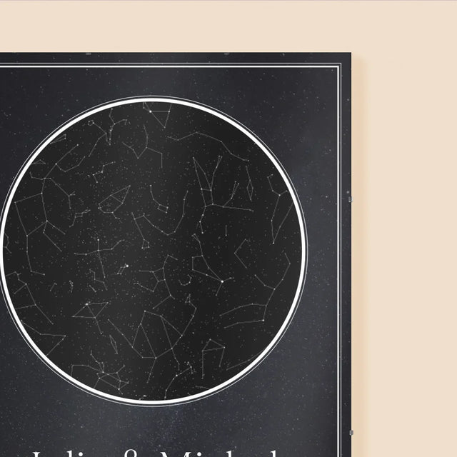 Carte Des Étoiles: Pour Les Amoureux - Affiche