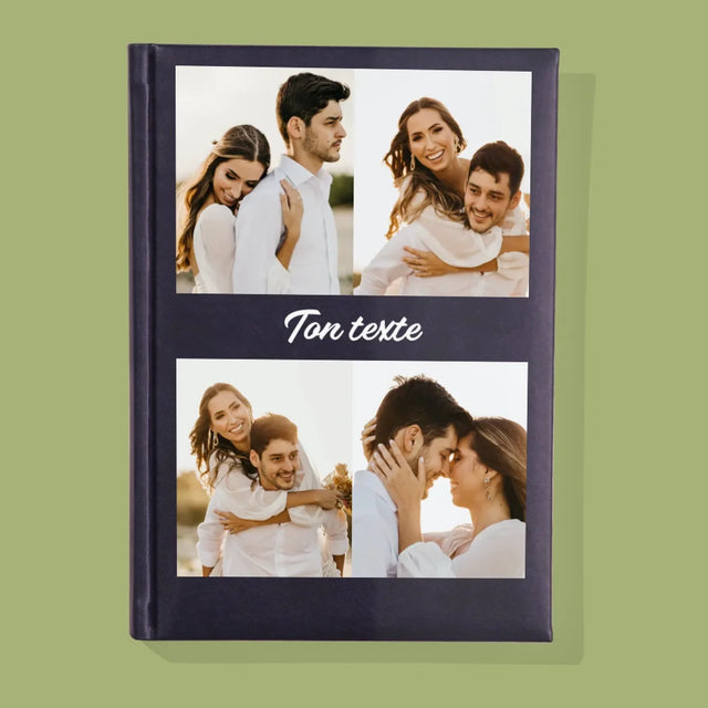 Collage Photo: 4 Photo Et Texte - Cahier De Notes