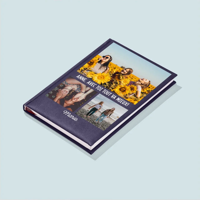 Collage Photo: Les Meilleures Amies - Cahier De Notes