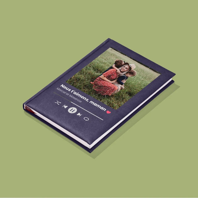 Photo Et Texte: Nous T'Aimons, Maman - Cahier De Notes