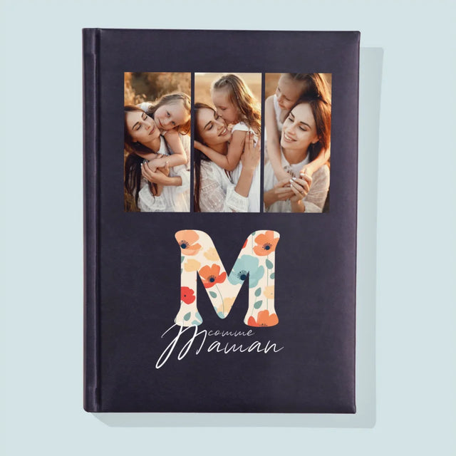 Collage photo: M comme maman - Cahier de notes