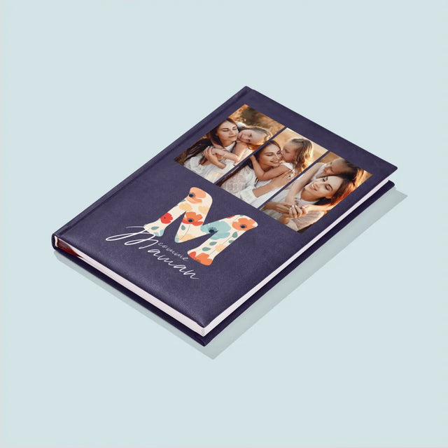 Collage photo: M comme maman - Cahier de notes