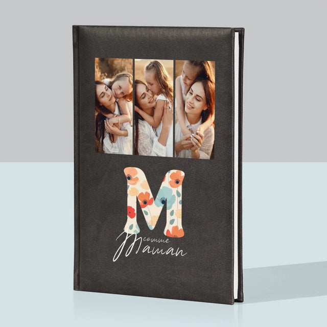 Collage photo: M comme maman - Cahier de notes