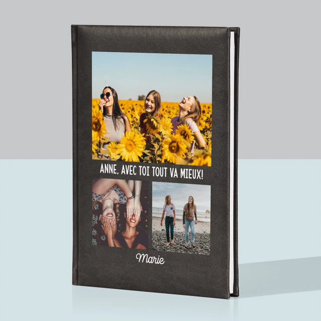 Collage Photo: Les Meilleures Amies - Cahier De Notes