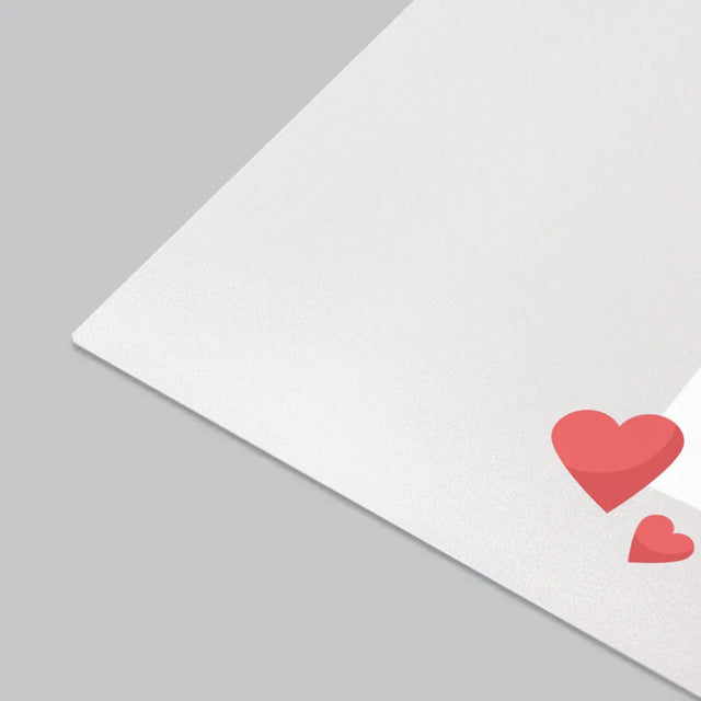 Photo Et Texte: Je T'Aime - Sous-Main Bureau