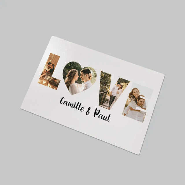 Collage Photo De Lettre: Love De Tes Photos - Sous-Main Bureau