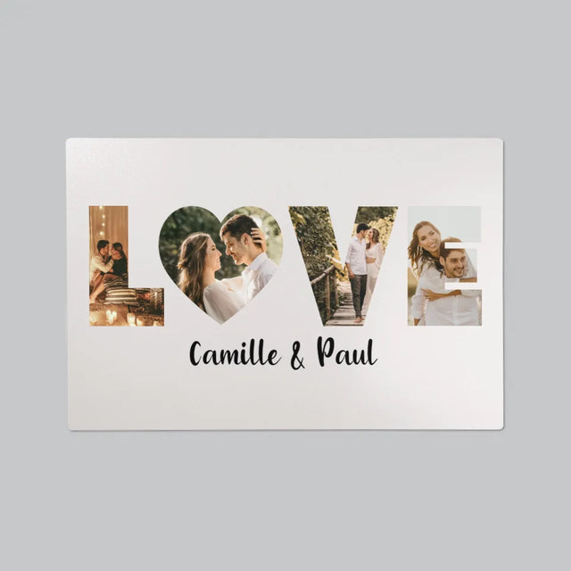 Collage Photo De Lettre: Love De Tes Photos - Sous-Main Bureau