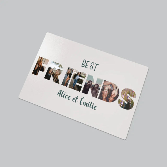 Collage Photo De Lettre: Friends De Tes Photos - Sous-Main Bureau