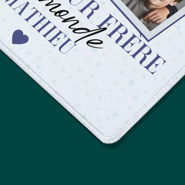 Collage Photo: Le Meilleur Frère Du Monde - Tapis De Souris