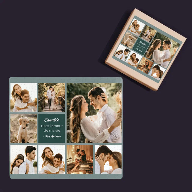Collage Photo: Collage D'Amour - Casse-Têtes