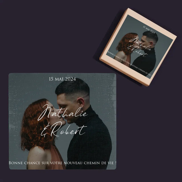 Photo Et Texte: Photo De Mariage, Les Souhaits - Casse-Têtes