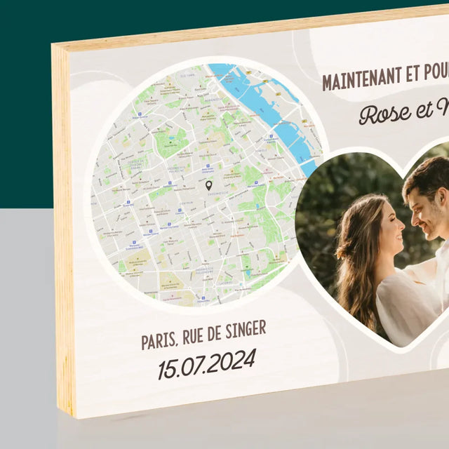 Plan De Ville: Maintenant Et Pour Toujours - Impression Sur Bois