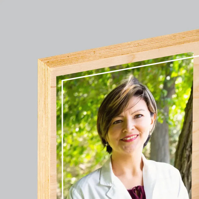 Photo Et Texte: Docteur Merci - Impression Sur Bois