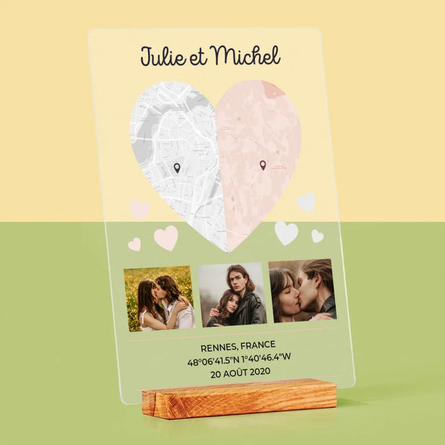 Plan De Ville: Deux Moitiés De Coeur
- Impression Sur Verre Acrylique