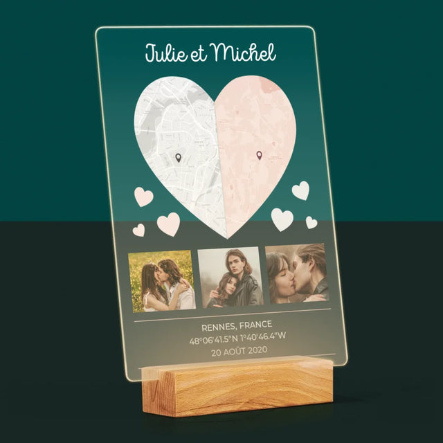 Plan De Ville: Deux Moitiés De Coeur
- Impression Sur Verre Acrylique