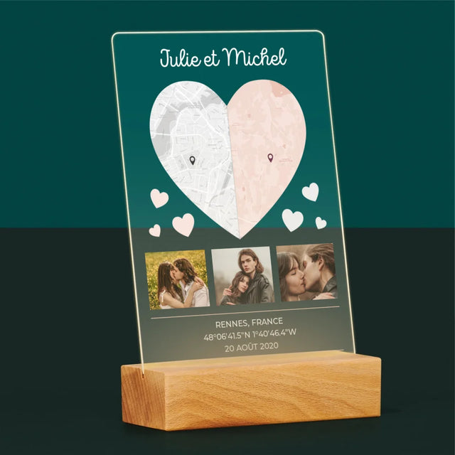 Plan De Ville: Deux Moitiés De Coeur
- Impression Sur Verre Acrylique