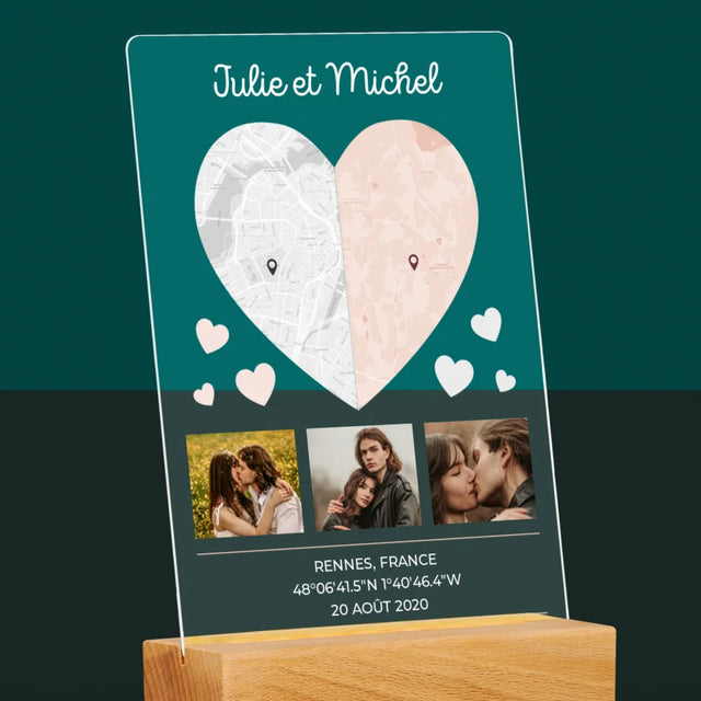 Plan De Ville: Deux Moitiés De Coeur
- Impression Sur Verre Acrylique