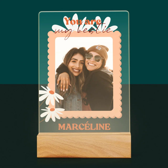 Collage Photo: Photo Besties - Impression Sur Verre Acrylique