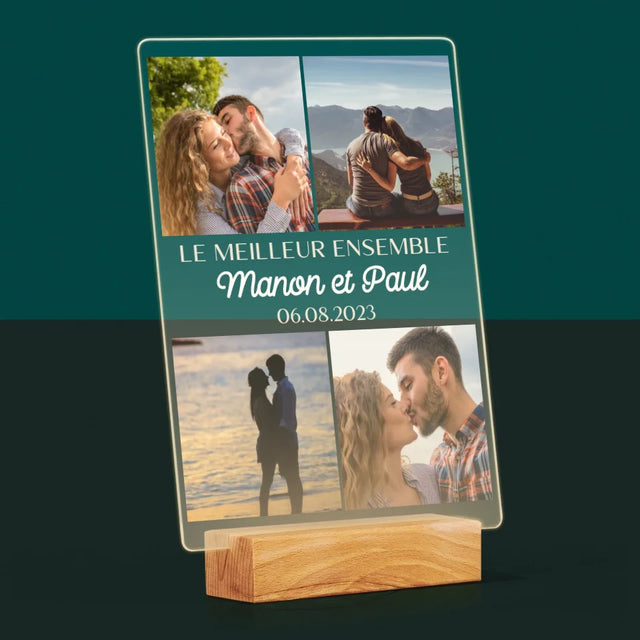 Collage Photo: Le Meilleur Ensemble - Impression Sur Verre Acrylique