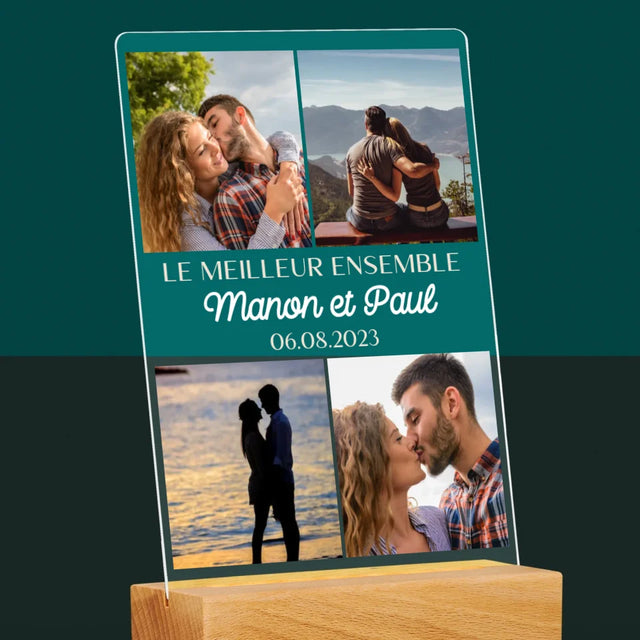 Collage Photo: Le Meilleur Ensemble - Impression Sur Verre Acrylique