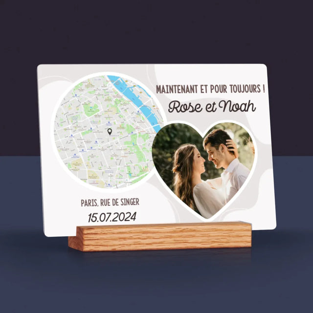 Le Plan De Ville: Maintenant Et Pour Toujours - Impression Sur Verre Acrylique