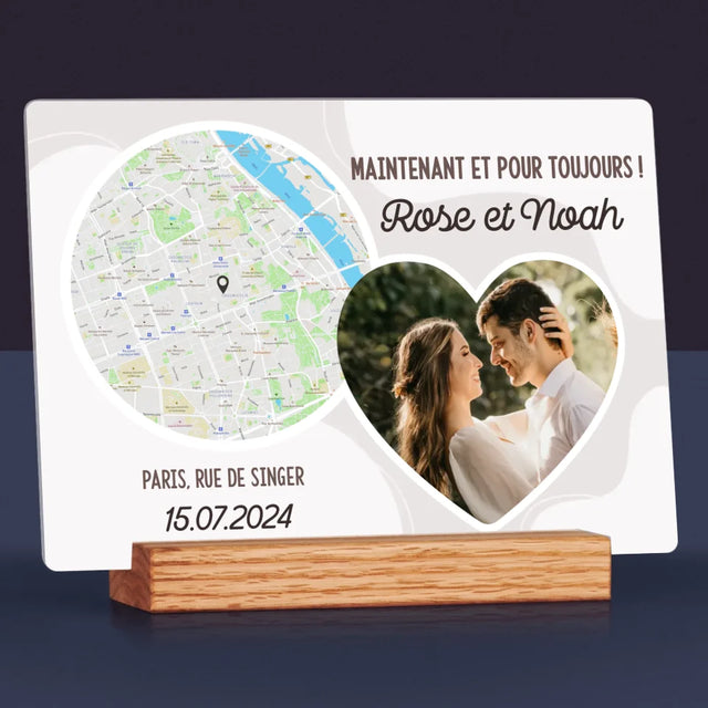 Le Plan De Ville: Maintenant Et Pour Toujours - Impression Sur Verre Acrylique