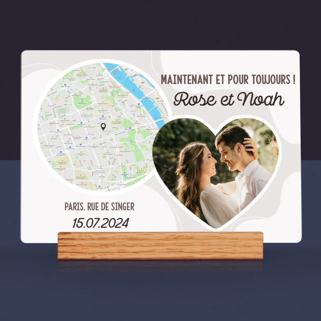 Le Plan De Ville: Maintenant Et Pour Toujours - Impression Sur Verre Acrylique