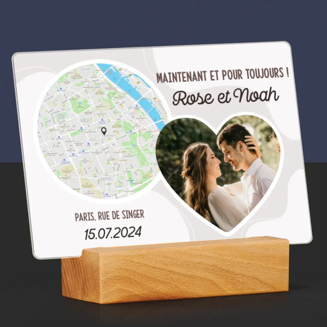 Le Plan De Ville: Maintenant Et Pour Toujours - Impression Sur Verre Acrylique