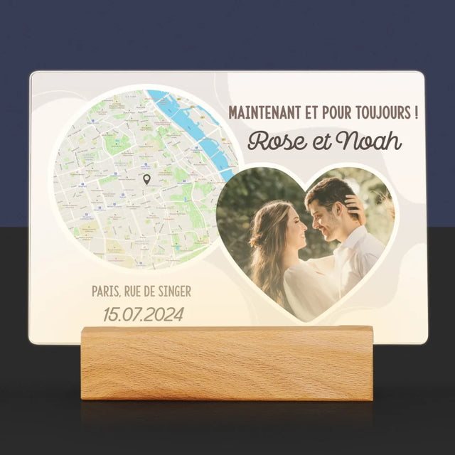 Le Plan De Ville: Maintenant Et Pour Toujours - Impression Sur Verre Acrylique