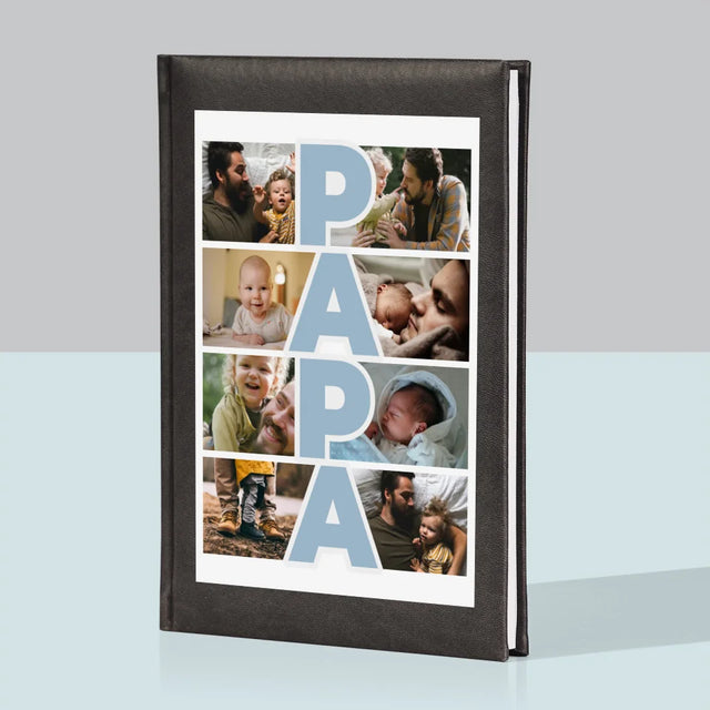 Collage Photo: Inscription Papa - Cahier De Notes