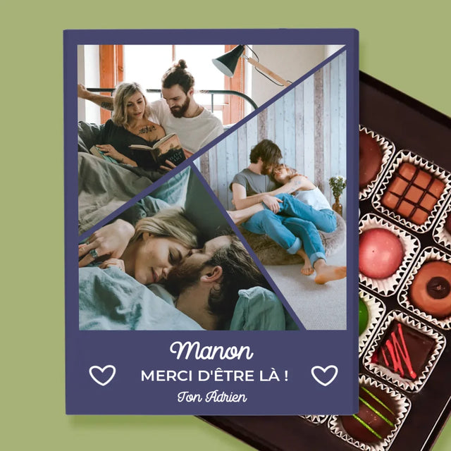 Collage Photo: Merci D'Être Là ! - Pralines