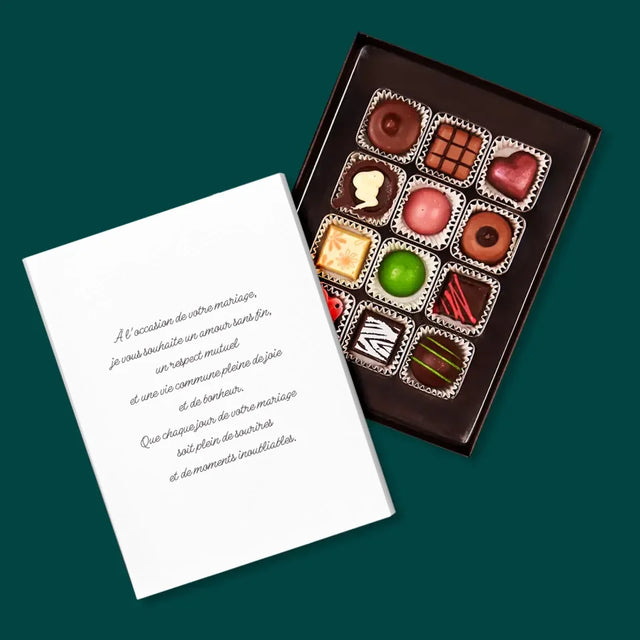 Collage Photo: Initiales Coeur - Pralines