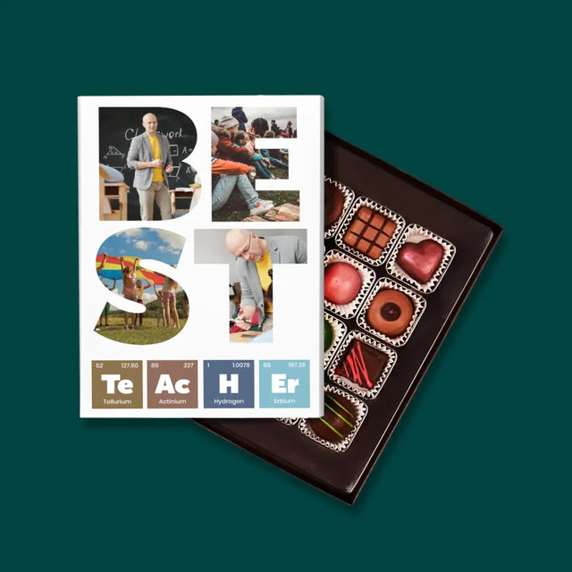 Collage Photo De Lettre: Best Teacher Les Éléments - Pralines