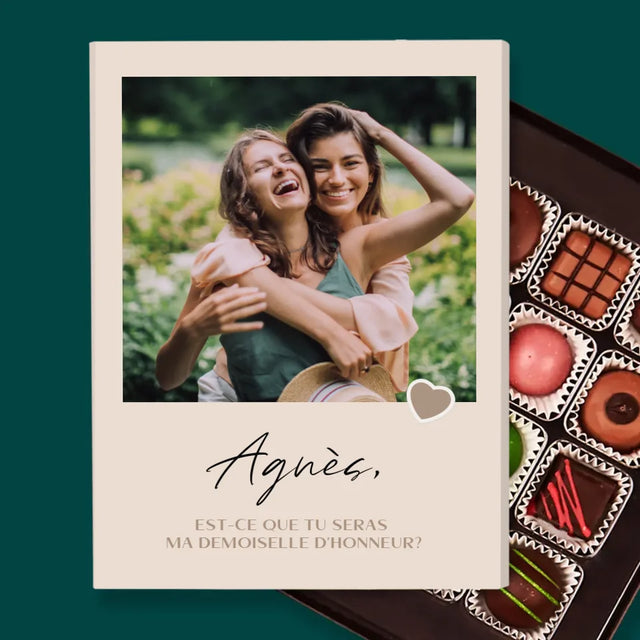 Photo Et Texte: Sois Ma Demoiselle D'Honneur - Pralines