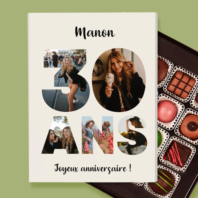Collage Photo De Lettre: 30 Ans - Pralines
