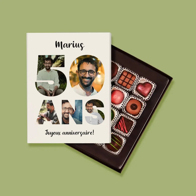 Collage Photo De Lettre: 50 Ans De Tes Photos - Pralines